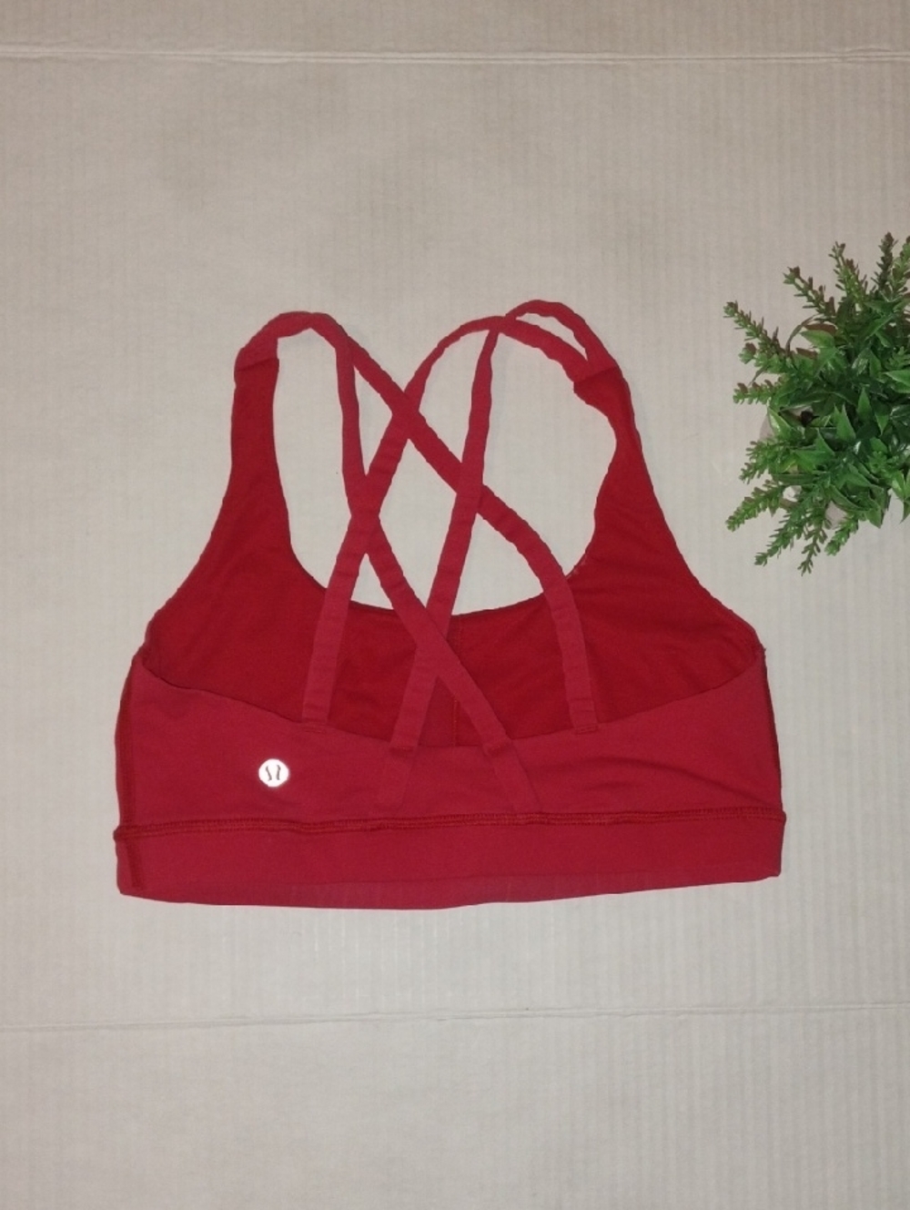 lululemon athletica Energy Bra. Women's size 6. Red in color.